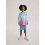 Bluza sport oversized cu continut ridicat de bumbac - crimson