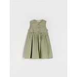 Rochie fara maneci - verde-oliv deschis