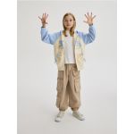 Blugi jogger cu buzunare - bej
