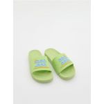 Slapi cu aplicatie - verde-deschis