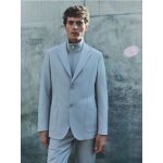 Sacou regular fit - gri deschis