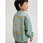 Bluza sport cu imprimeu SmileyWorldŽ - verde-menta