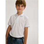 Tricou polo - alb