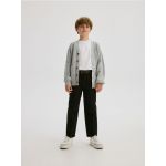 Pantaloni eleganti cu curea - negru