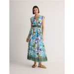 Rochie din bumbac - albastru