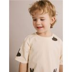 Set de 3 tricouri oversized, din bumbac - nude