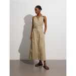 Rochie maxi - verde-oliv cald
