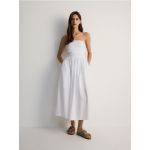 Rochie cu umerii goi - alb