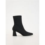 Botine cu toc - negru