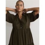 LADIES` DRESS - verde-oliv deschis