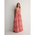 LADIES` DRESS - oranj-mandarina