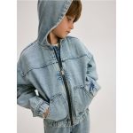 Geaca oversized din denim - albastru