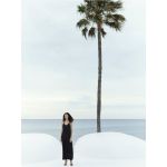 Rochie cu broderie decorativa - negru