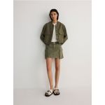 Fusta cu buzunare cargo - verde