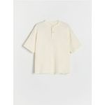 Tricou oversized - crem