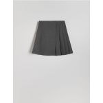 Fusta mini plisata - negru-antracit