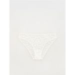 Chiloti bikini cu dantela - crem