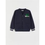 Bluza sport bomber oversized - bleumarin