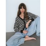 Cardigan cu adaos de viscoza - multicolor