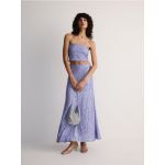 Fusta maxi cu paiete - lavand
