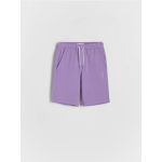 Pantaloni scurti din bumbac cu buzunare - crimson