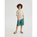 Pantaloni scurti cu buzunare - verde