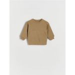 Bluza sport oversized - brun-auriu