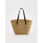 Geanta shopper impletita - negru