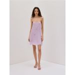 Rochie cu flori cusute - lavand