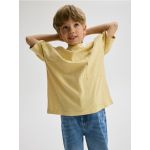 Tricou oversized - galben-pal