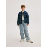 Geaca bomber din denim - albastru