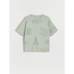 Tricou oversized - verde-menta