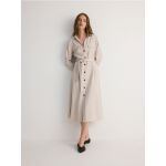 LADIES` DRESS - crem