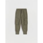 BOYS` TROUSERS - verde-maroniu