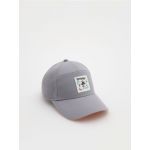 BOYS` PEAKED CAP - gri deschis