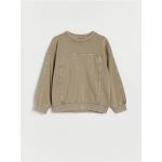 Bluza sport oversized - verde-pal