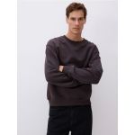 Bluza sport comfort, din bumbac - maro