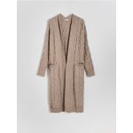 Cardigan cu adaos de viscoza - bej