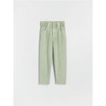 Blugi Paperbag - verde-deschis