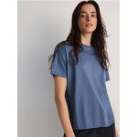 LADIES` T-SHIRT - Albastru metalizat