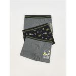 Set de 3 boxeri Smiley - negru