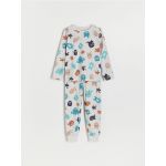 Pijama din doua piese - gri deschis