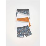 Set de 5 perechi de boxeri cu continut ridicat de bumbac - gri-inchis