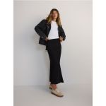 Fusta midi cu model - negru