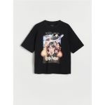Tricou oversized Harry Potter - negru