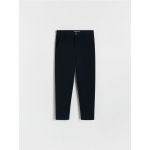 Pantaloni eleganti, in dungi - bleumarin