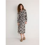 Rochie cu imprimeu animal - bej