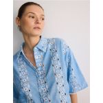 LADIES` SHIRT - albastru-pal