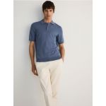 MEN`S SWEATER - Albastru metalizat