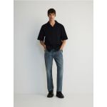 Camasa comfort fit din bumbac - negru